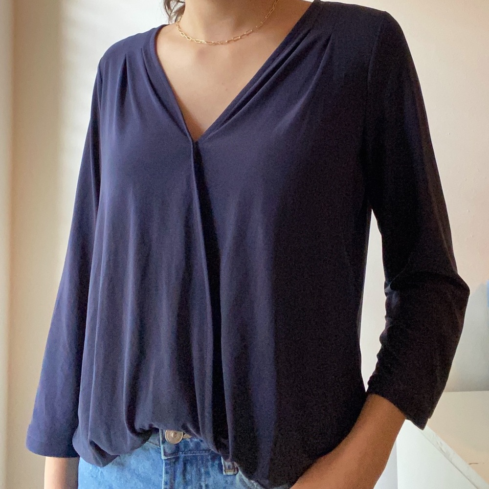 The Limited Dark Purple Top